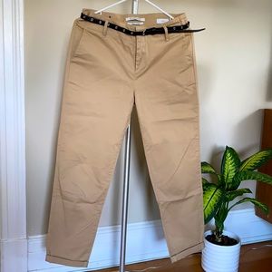 Scotch&soda cropped chino pants with belt